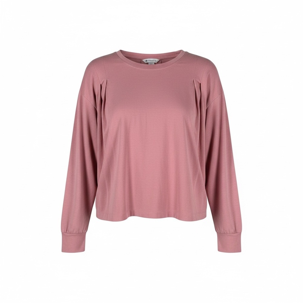 Athleta Loose Fit Long Sleeve Tee Shirt Size Medium Salmon Pink